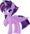 Size: 6073x6794 | Tagged: safe, artist:cyanlightning, twilight sparkle, alicorn, pony, g4, .svg available, absurd resolution, alternate hairstyle, chest fluff, ear fluff, female, lidded eyes, looking at you, mare, punklight sparkle, simple background, solo, spread wings, transparent background, twilight sparkle (alicorn), vector, wings