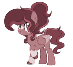 Size: 1024x939 | Tagged: safe, artist:lavendersweet121, oc, oc only, oc:rose heart, pegasus, pony, female, mare, simple background, solo, transparent background