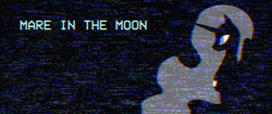 Size: 5120x2160 | Tagged: safe, nightmare moon, pony, g4, female, retrowave, solo, ultrawide, vaporwave, vcr, wallpaper