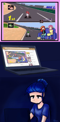 Size: 567x1156 | Tagged: safe, artist:kprovido, fluttershy, princess luna, sunset shimmer, vice principal luna, human, equestria girls, g4, game stream, my little pony equestria girls: better together, converse, humanized, shoes