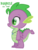 Size: 2650x3450 | Tagged: safe, artist:chiptunebrony, spike, dragon, g4, alternate hairstyle, barb, barbabetes, cute, female, gem, high res, rule 63, rule63betes, sapphire, simple background, solo, transparent background, vector, winged barb, winged spike, wings