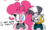 Size: 1633x966 | Tagged: safe, artist:hattsy, pinkie pie, zecora, earth pony, pony, zebra, g4, controller, dialogue, duo, ear piercing, earring, female, gamers rise up, headset, hoof hold, hypocrisy, irony, jewelry, mare, misogyny, neck rings, necklace, open mouth, out of character, piercing, racism, raised eyebrow, simple background, white background