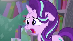 Size: 1280x720 | Tagged: safe, screencap, starlight glimmer, pony, unicorn, g4, the crystalling, female, floppy ears, mare, sad, shocked, solo