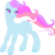 Size: 2095x2113 | Tagged: artist needed, safe, sweet stuff, pony, twinkle eyed pony, g1, g2, female, g1 to g2, gem, generation leap, high res, simple background, solo, transparent background, vector