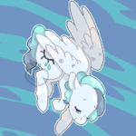 Size: 200x200 | Tagged: safe, artist:peachy-pea, oc, oc only, pegasus, pony, pixel art, solo