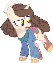 Size: 1280x1515 | Tagged: safe, artist:daydreamprince, oc, oc only, pony, unicorn, base used, clothes, female, mare, simple background, solo, sweater, transparent background