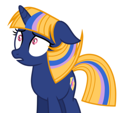 Size: 3769x3410 | Tagged: safe, artist:dashblitzfan4ever, oc, oc only, oc:star shield, pony, unicorn, female, floppy ears, high res, mare, simple background, solo, transparent background