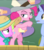 Size: 619x705 | Tagged: safe, screencap, daisy, flower wishes, november rain, pinkie pie, earth pony, pony, unicorn, g4, interseason shorts, sundae sundae sundae, bipedal, cropped, cutie mark, female, friendship student, hat, notepad, open mouth, raised eyebrow, smiling, smirk, smug, solo focus