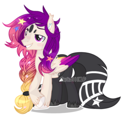 Size: 2201x2077 | Tagged: safe, artist:darkjillmlp123, oc, oc only, pegasus, pony, colored wings, high res, male, multicolored wings, solo, stallion
