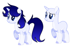 Size: 3561x2262 | Tagged: safe, artist:rainbows-skies, oc, oc only, oc:blueberry pie, pony, unicorn, bald, high res, male, simple background, solo, stallion, transparent background