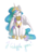 Size: 5100x7014 | Tagged: safe, artist:drawingjules, princess celestia, alicorn, pony, g4, absurd resolution, c:, crown, cute, cutelestia, eyes closed, female, food, head tilt, hnnng, hoof shoes, jewelry, mare, nom, peytral, regalia, silly, silly pony, simple background, sitting, smiling, solo, spread wings, text, transparent background, waffle, wing fluff, wings