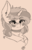 Size: 2770x4312 | Tagged: safe, artist:drawtheuniverse, oc, oc:pinrest, pony, unicorn, blushing, bust, glasses, lineart