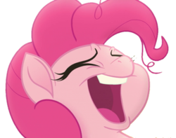 Size: 723x570 | Tagged: safe, edit, edited screencap, screencap, pinkie pie, earth pony, pony, g4, my little pony: the movie, background removed, cropped, female, kek, meme, not a vector, open mouth, reaction image, simple background, solo, transparent background