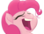 Size: 723x570 | Tagged: safe, edit, edited screencap, screencap, pinkie pie, earth pony, pony, g4, my little pony: the movie, background removed, cropped, female, kek, meme, not a vector, open mouth, reaction image, simple background, solo, transparent background