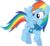 Size: 3906x3564 | Tagged: safe, artist:rainbowmaned, edit, rainbow dash, pegasus, pony, flight to the finish, g4, my little pony: friendship is magic, winter wrap up, clothes, female, high res, mare, simple background, smiling, solo, transparent background, vector, weather team, winter wrap up vest