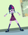 Size: 314x388 | Tagged: safe, screencap, sci-twi, twilight sparkle, equestria girls, g4, my little pony equestria girls: friendship games, clothes, cropped, crystal prep academy uniform, female, glasses, hair bun, magic capture device, pleated skirt, school uniform, shoes, skirt, socks