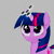 Size: 360x360 | Tagged: safe, artist:sheeppony, edit, editor:acewissle, sound edit, twilight sparkle, pony, unicorn, g4, animated, cute, dead or alive (band), female, fidget spinner, hypnotic, music, solo, sound, webm, you spin me right round