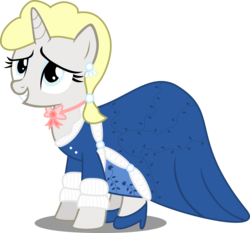 Size: 7427x6926 | Tagged: safe, artist:atomicmillennial, oc, oc only, oc:helga kathrin von marebrucht-trotzschloss, pony, unicorn, g4, absurd resolution, clothes, dress, female, high heels, lidded eyes, mare, shoes, solo