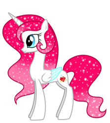 Size: 7449x8345 | Tagged: safe, artist:dashblitzfan4ever, oc, oc only, oc:crystal love, alicorn, pony, absurd resolution, alicorn oc, female, mare, simple background, solo, transparent background, two toned wings