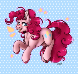 Size: 933x891 | Tagged: safe, artist:norica-official, pinkie pie, earth pony, pony, g4, blushing, female, solo