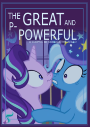Size: 2924x4136 | Tagged: safe, derpibooru exclusive, starlight glimmer, trixie, pony, unicorn, g4, boop, duo, fanfic