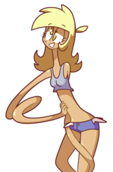 Size: 2591x3934 | Tagged: safe, artist:spoopyro, derpy hooves, human, g4, elastic, female, high res, humanized, simple background, solo, superhero, transparent background