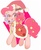 Size: 1672x2048 | Tagged: safe, artist:koto, pinkie pie, earth pony, pony, g4, bow, christmas, female, hair bow, hat, holiday, holly, looking at you, mare, pixiv, santa hat, smiling, solo