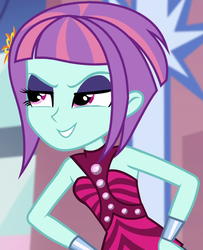 Size: 825x1014 | Tagged: safe, screencap, sunny flare, equestria girls, equestria girls specials, g4, my little pony equestria girls: dance magic, cropped, female, sleeveless, solo