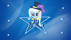 Size: 1920x1080 | Tagged: safe, edit, editor:alelovescool, trixie, equestria girls, g4, my little pony equestria girls: better together, street magic with trixie, aleportillo1998, cute, diatrixes, female, hat, photoshop, solo, top hat, wallpaper, wallpaper edit