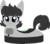 Size: 730x649 | Tagged: safe, artist:nootaz, oc, oc:roomby, object pony, original species, pony, roomba pony, i can't believe it's not badumsquish, nootaz is trying to murder us, ponified, roomba, wat, wtf