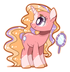 Size: 1747x1807 | Tagged: safe, artist:jxst-alexa, oc, oc only, pony, unicorn, female, magical gay spawn, mare, offspring, parent:party favor, parent:sunburst, simple background, solo, transparent background