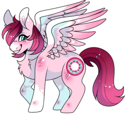 Size: 2432x2200 | Tagged: safe, artist:crystalcorgi, oc, oc only, oc:sunray, pegasus, pony, female, high res, mare, simple background, solo, transparent background