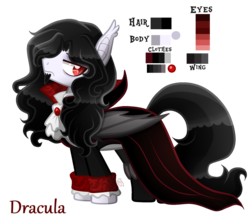 Size: 1831x1633 | Tagged: safe, artist:sugaryicecreammlp, pony, vampony, clothes, dracula, facial hair, ponified, reference sheet, simple background, solo, transparent background