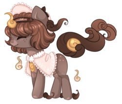 Size: 1024x873 | Tagged: safe, artist:takan0, oc, oc only, earth pony, original species, pony, closed species, eyes closed, female, floating tail, mare, simple background, solo, solutai, transparent background