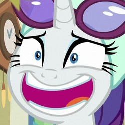Size: 456x456 | Tagged: safe, screencap, rarity, pony, g4, my little pony best gift ever, awkward, cropped, faic, female, funny face, glasses, mare, silly, solo