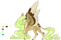 Size: 1234x820 | Tagged: safe, artist:luuny-luna, oc, oc only, oc:spring leaf, pegasus, pony, colored wings, female, mare, multicolored wings, simple background, solo, transparent background
