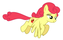 Size: 5000x3200 | Tagged: safe, artist:mundschenk85, artist:parclytaxel, strawberry sunrise, pegasus, pony, g4, absurd resolution, background pony, female, flying, mare, show accurate, simple background, solo, transparent background, vector