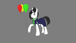 Size: 850x482 | Tagged: safe, artist:devyatyi9, oc, pony, balloon, female, mare, wip