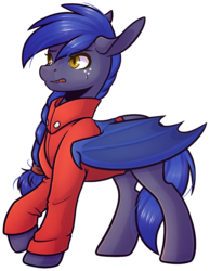 Size: 691x890 | Tagged: safe, artist:ak4neh, oc, oc only, oc:sahara, bat pony, pony, female, mare, simple background, solo, transparent background