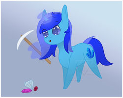 Size: 1280x1024 | Tagged: safe, artist:nightfurynova, oc, oc:spacelight, pony, unicorn, blue coat, blue eyes, diamonds, female, mare