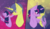 Size: 718x418 | Tagged: safe, artist:adelemlp, comet tail, twilight sparkle, alicorn, pony, g4, female, male, rule 63, ship:cometlight, shipping, straight, twilight sparkle (alicorn)