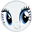 Size: 32x32 | Tagged: safe, rarity, pony, g4, emoticon, female, grin, happy, mlpforums, picture for breezies, smiling, solo, transparent background