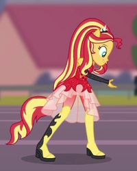 Size: 234x293 | Tagged: safe, screencap, sunset shimmer, equestria girls, equestria girls specials, g4, my little pony equestria girls: better together, my little pony equestria girls: forgotten friendship, cropped, ponied up