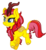 Size: 1024x1103 | Tagged: safe, artist:xxmaikhanhflarexx, oc, oc only, oc:flaming flare, kirin, female, simple background, solo, species swap, transparent background