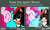 Size: 784x463 | Tagged: safe, artist:drimull, pinkie pie, g4, comparison, crossover, draw this again, male, meme, redraw, shadow the hedgehog, sonic the hedgehog, sonic the hedgehog (series)