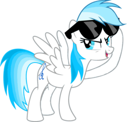 Size: 1024x982 | Tagged: safe, artist:snowy-arc, oc, oc only, oc:lesa castle, pegasus, pony, female, mare, simple background, solo, sunglasses, transparent background