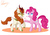 Size: 4093x2894 | Tagged: dead source, safe, artist:琥珀莓砸-amberry, autumn blaze, pinkie pie, earth pony, kirin, pony, g4, my little pony: friendship is magic, sounds of silence, female, mare