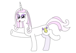 Size: 3222x2279 | Tagged: safe, artist:supahdonarudo, fleur-de-lis, pony, series:fleurbuary, g4, excited, happy, high res, raised hoof, simple background, transparent background