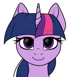 Size: 1638x1674 | Tagged: safe, artist:deltahedgehog, twilight sparkle, pony, g4, cute, female, looking at you, mare, simple background, smiling, solo, twiabetes, white background
