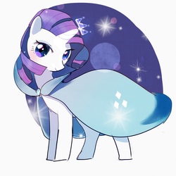Size: 3203x3204 | Tagged: dead source, safe, artist:斯斯阿, rarity, pony, unicorn, g4, female, high res, mare, solo